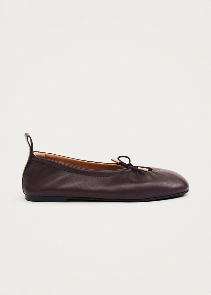 Alohas Rosalind leather ballet flats Brown