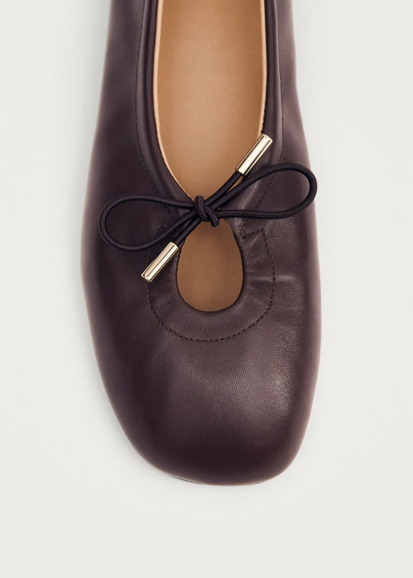 Alohas Rosalind leather ballet flats Brown