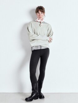 American Vintage KOD03AH Sweater Polaire chine