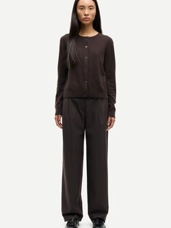 Samsoe Samsoe Saboston cardigan Black coffee