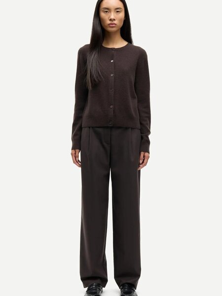 Samsoe Samsoe Saboston cardigan Black coffee