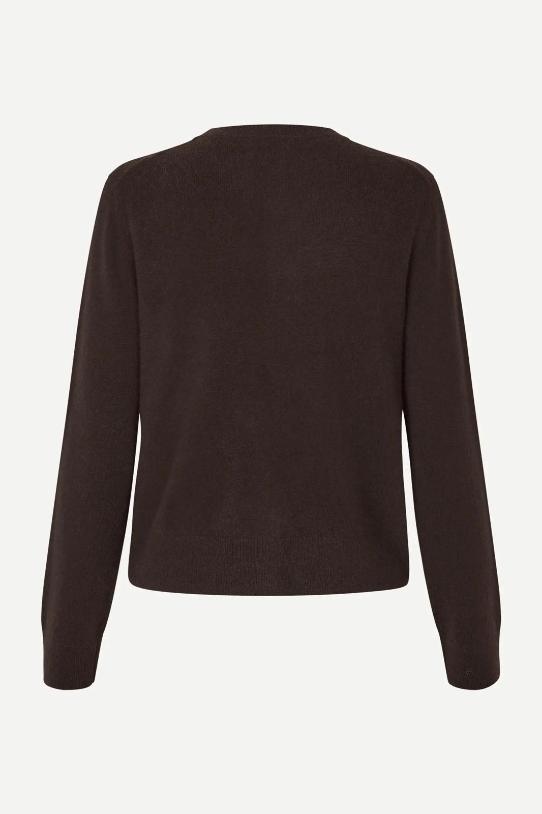 Samsoe Samsoe Saboston cardigan Black coffee