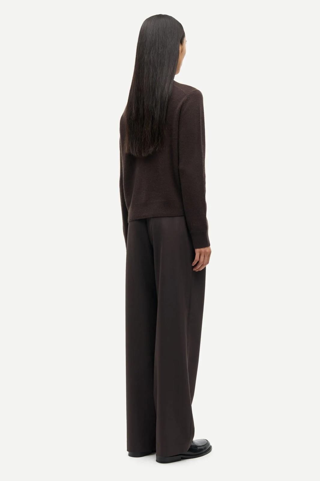 Samsoe Samsoe Saboston cardigan Black coffee