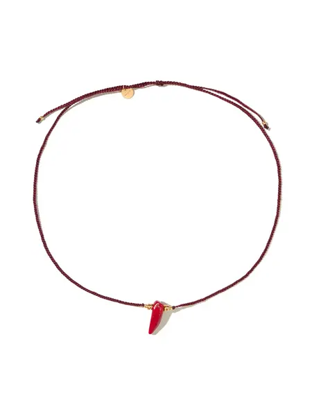 Mimi et Toi Owen necklace Burgandy