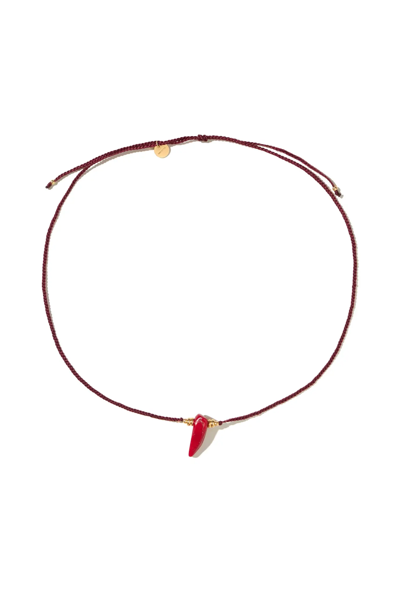 Mimi et Toi Owen necklace Burgandy