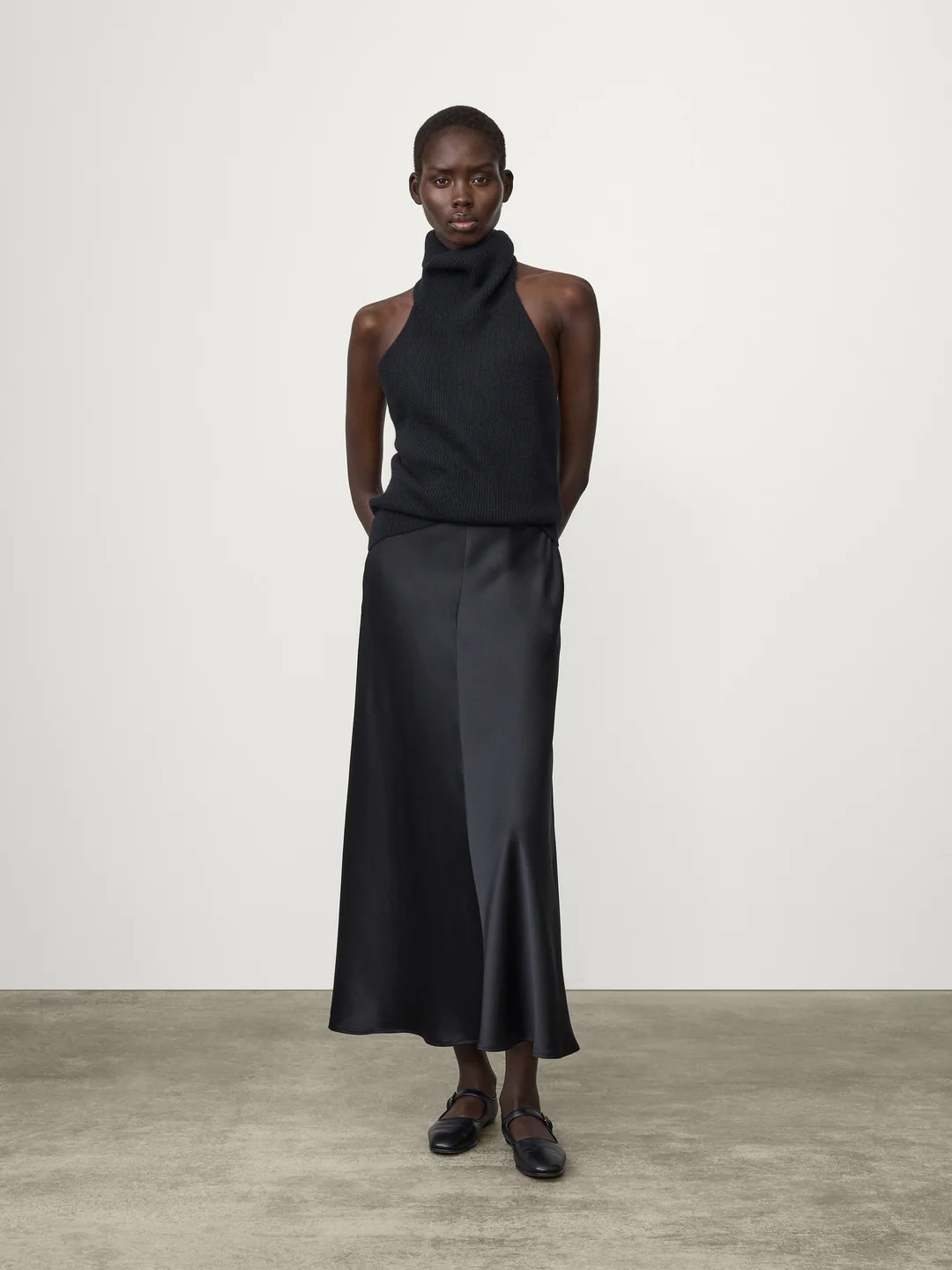 Lisa Yang Full maxi skirt Midnight