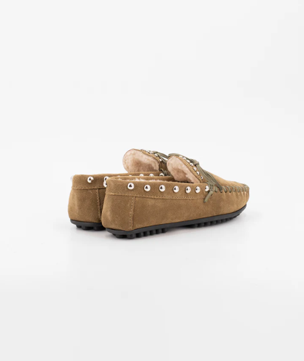 Toral Boho mocassins Khaki