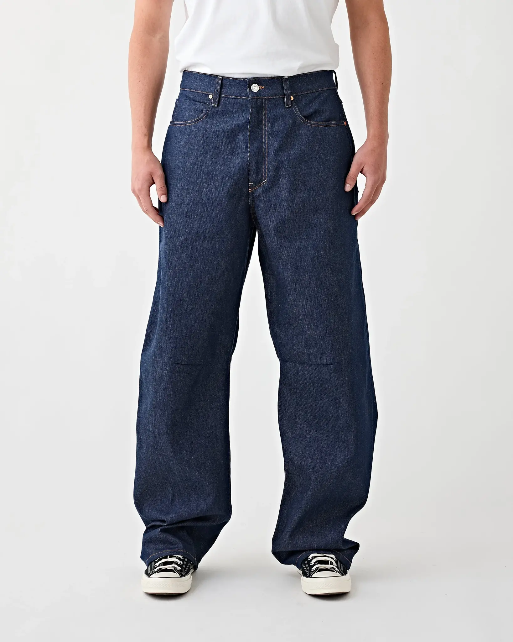 Tenue Robyn Raw baggy jeans