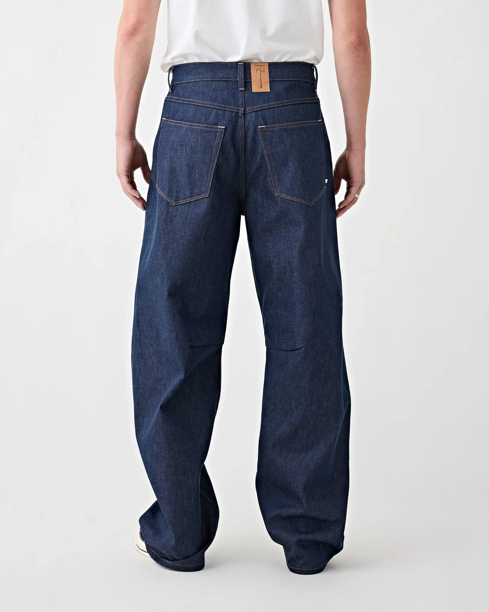 Tenue Robyn Raw baggy jeans