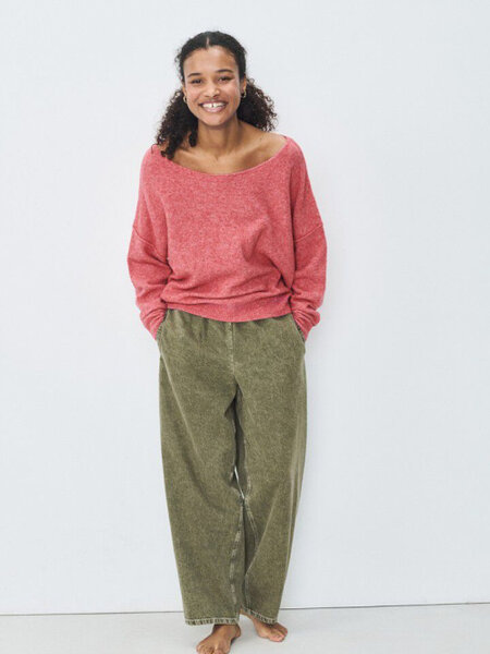 American Vintage UZA10AH25 pants Olive