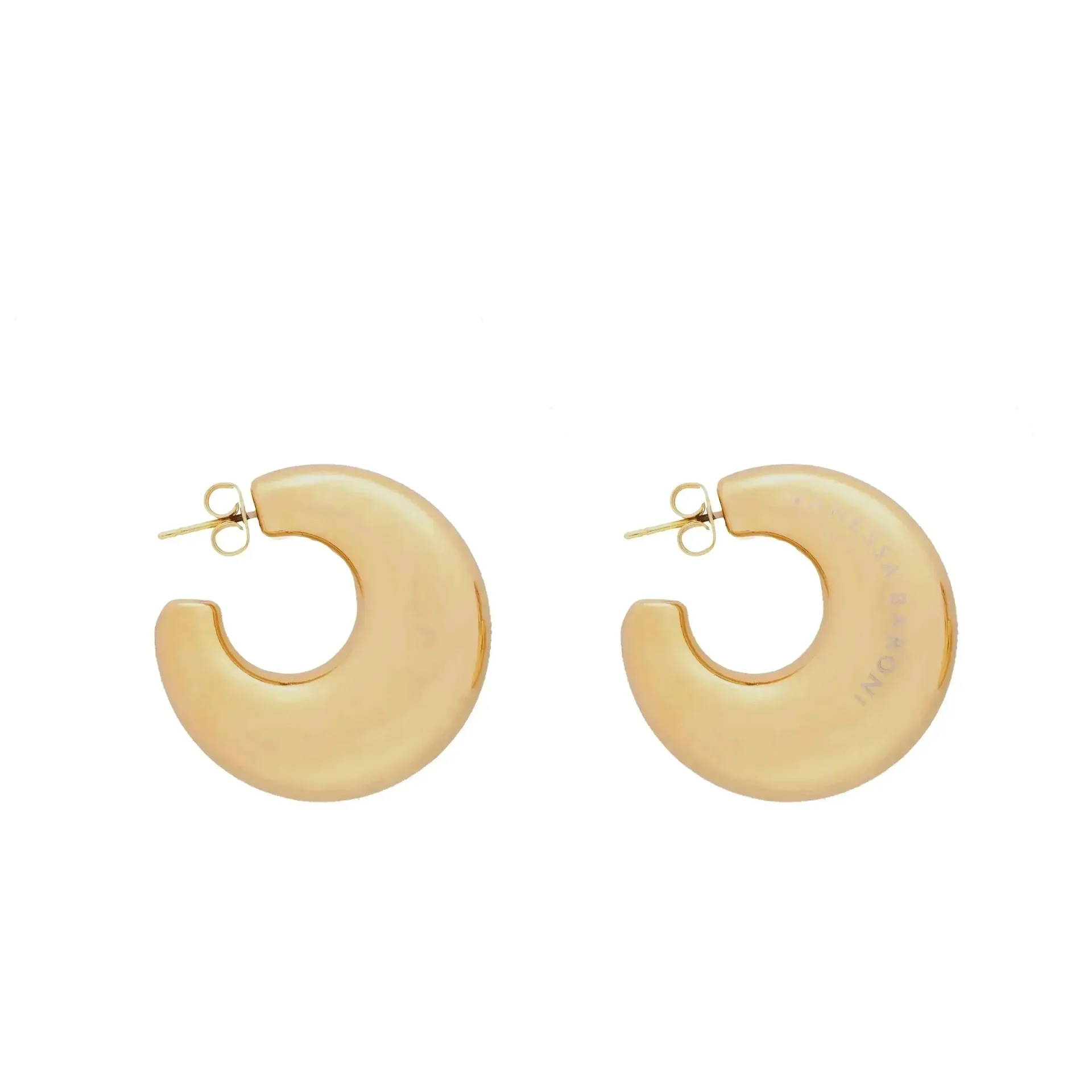 Vanessa Baroni Moon earring Gold