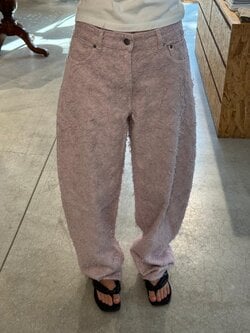 Haikure Bibi fur denim jeans Primrose