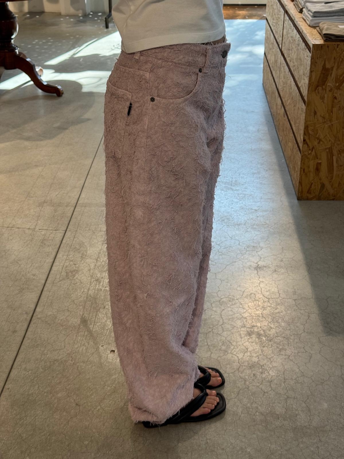 Haikure Bibi fur denim jeans Primrose