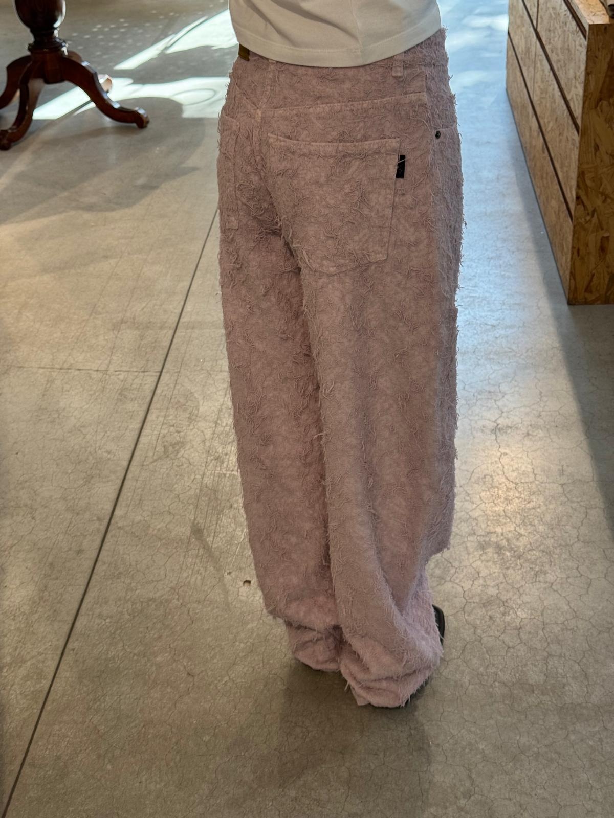 Haikure Bibi fur denim jeans Primrose