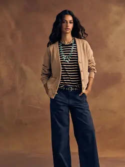 Xirena Benny cardigan Saddle