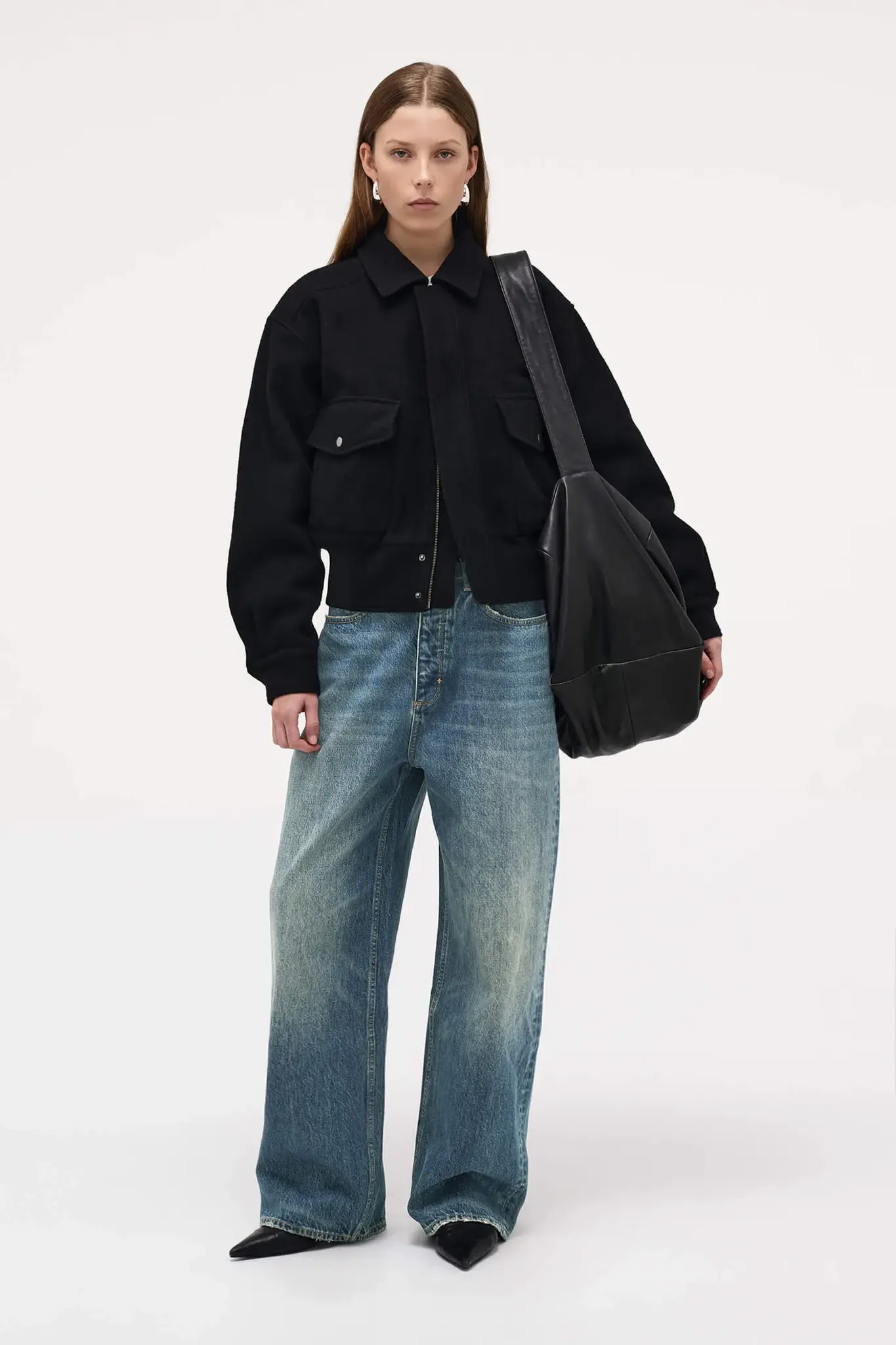 Neuw Yoko baggy JFK jeans Dark vintage indigo