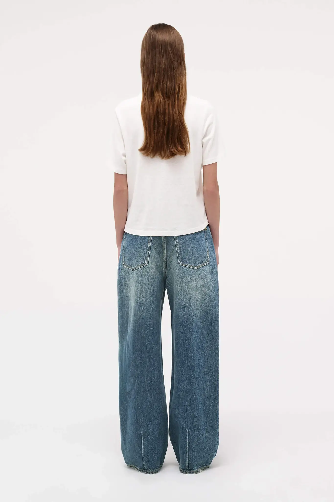Neuw Yoko baggy JFK jeans Dark vintage indigo