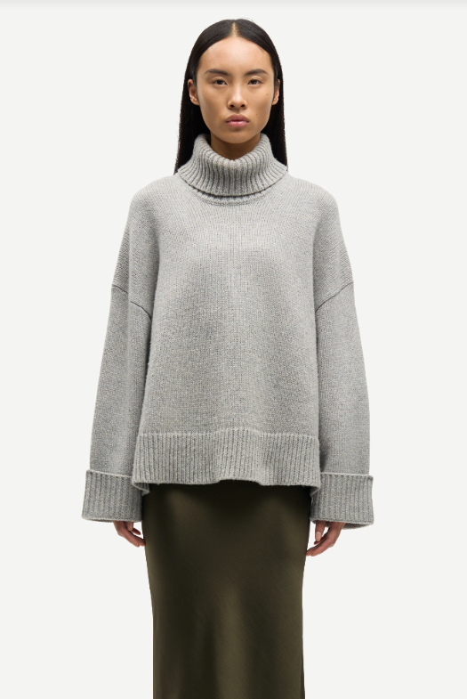Samsoe Samsoe Sakeiku turtleneck Grey melange