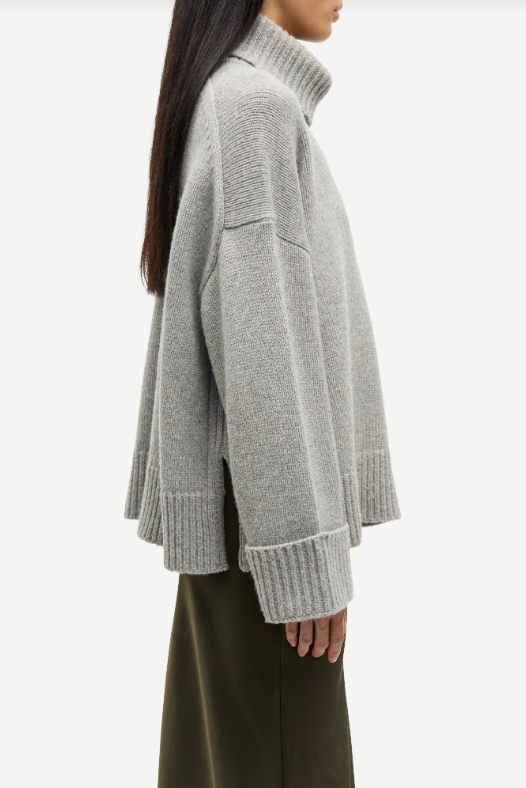 Samsoe Samsoe Sakeiku turtleneck Grey melange