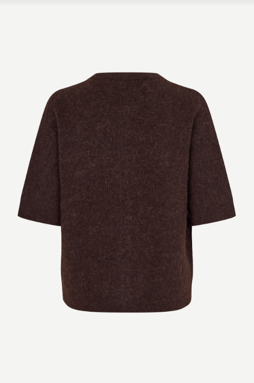 Samsoe Samsoe Saanoura ss cardigan Black coffee
