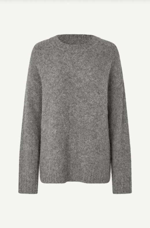 Samsoe Samsoe Sajeanne sweater Iron gate