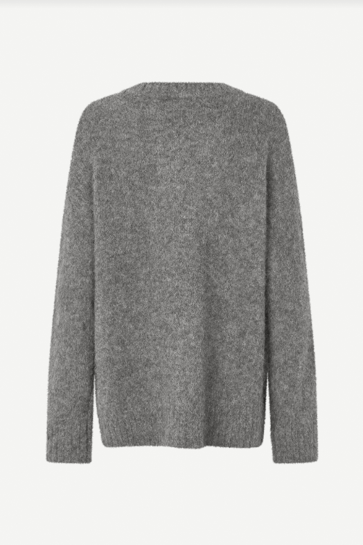 Samsoe Samsoe Sajeanne sweater Iron gate