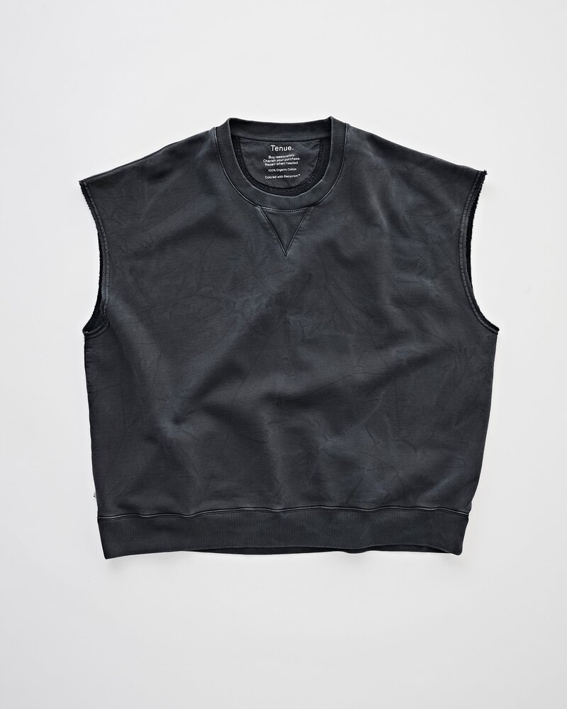 Tenue Blake Sleeveless sweat Trashed black