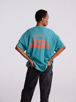 Stieglitz World of stieg oversized t-shirt Green