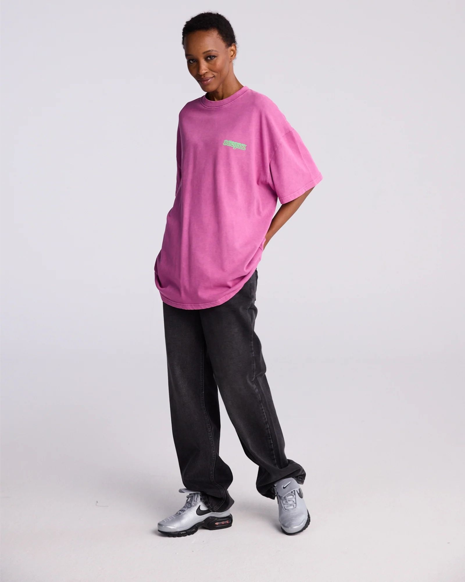 Stieglitz World of stieg oversized t-shirt  Pink