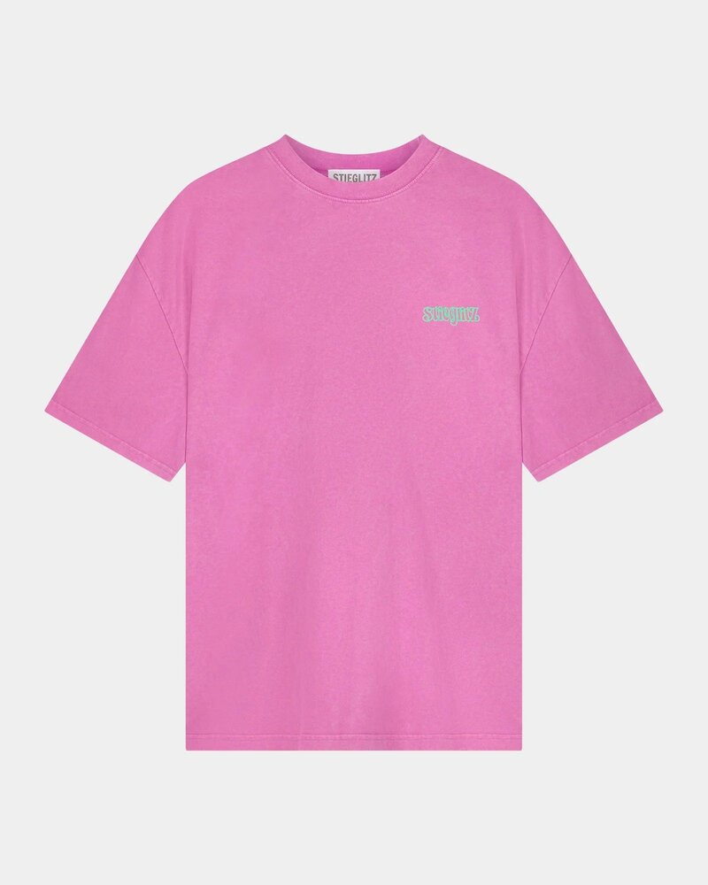 Stieglitz World of stieg oversized t-shirt  Pink