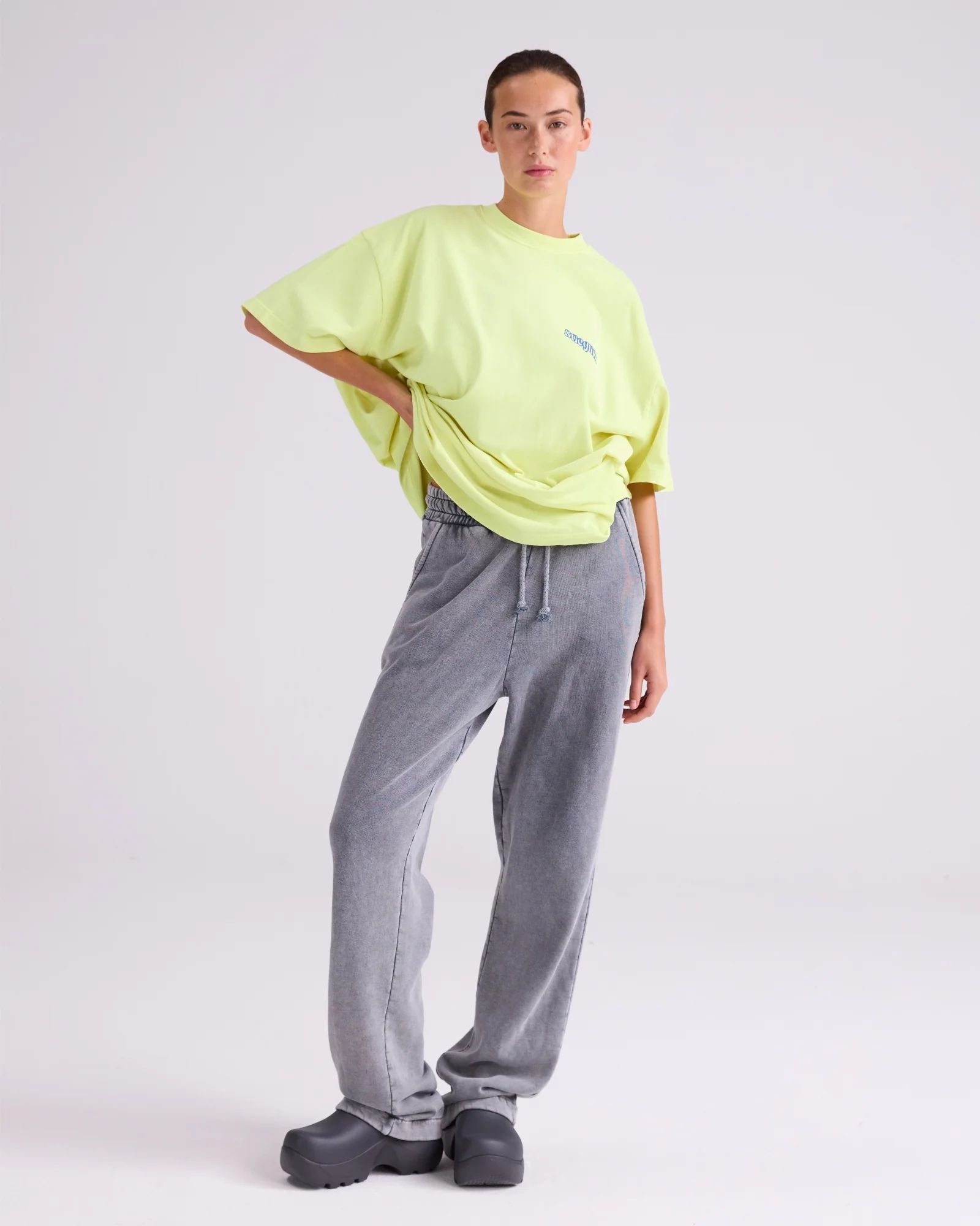 Stieglitz World of stieg oversized t-shirt  Yellow