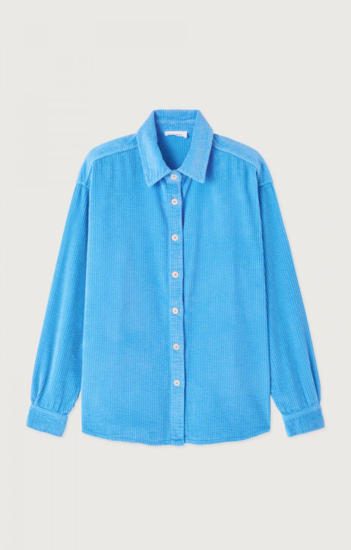 American Vintage PADO06AH shirt Celeste vintage