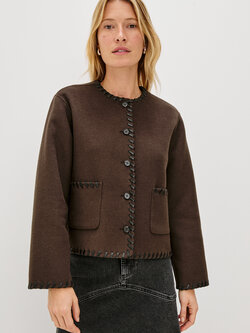 Rails Melanie Cardigan Dark brown