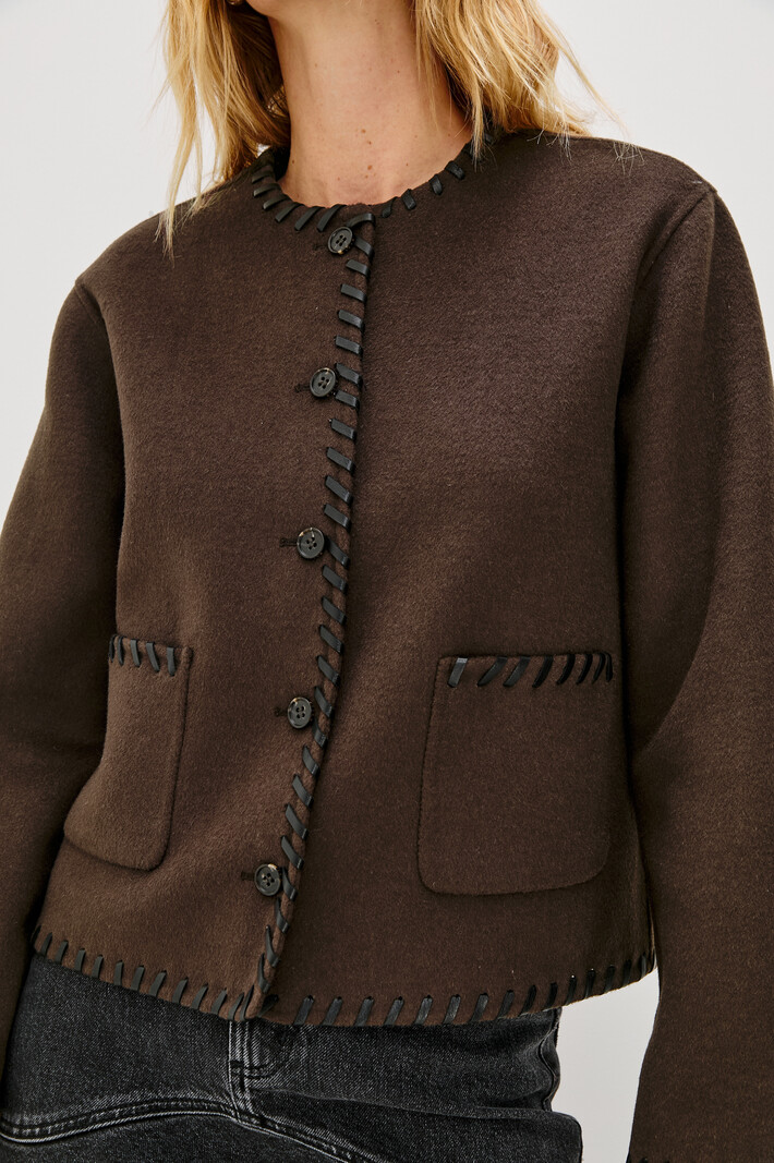 Rails Melanie Cardigan Dark brown
