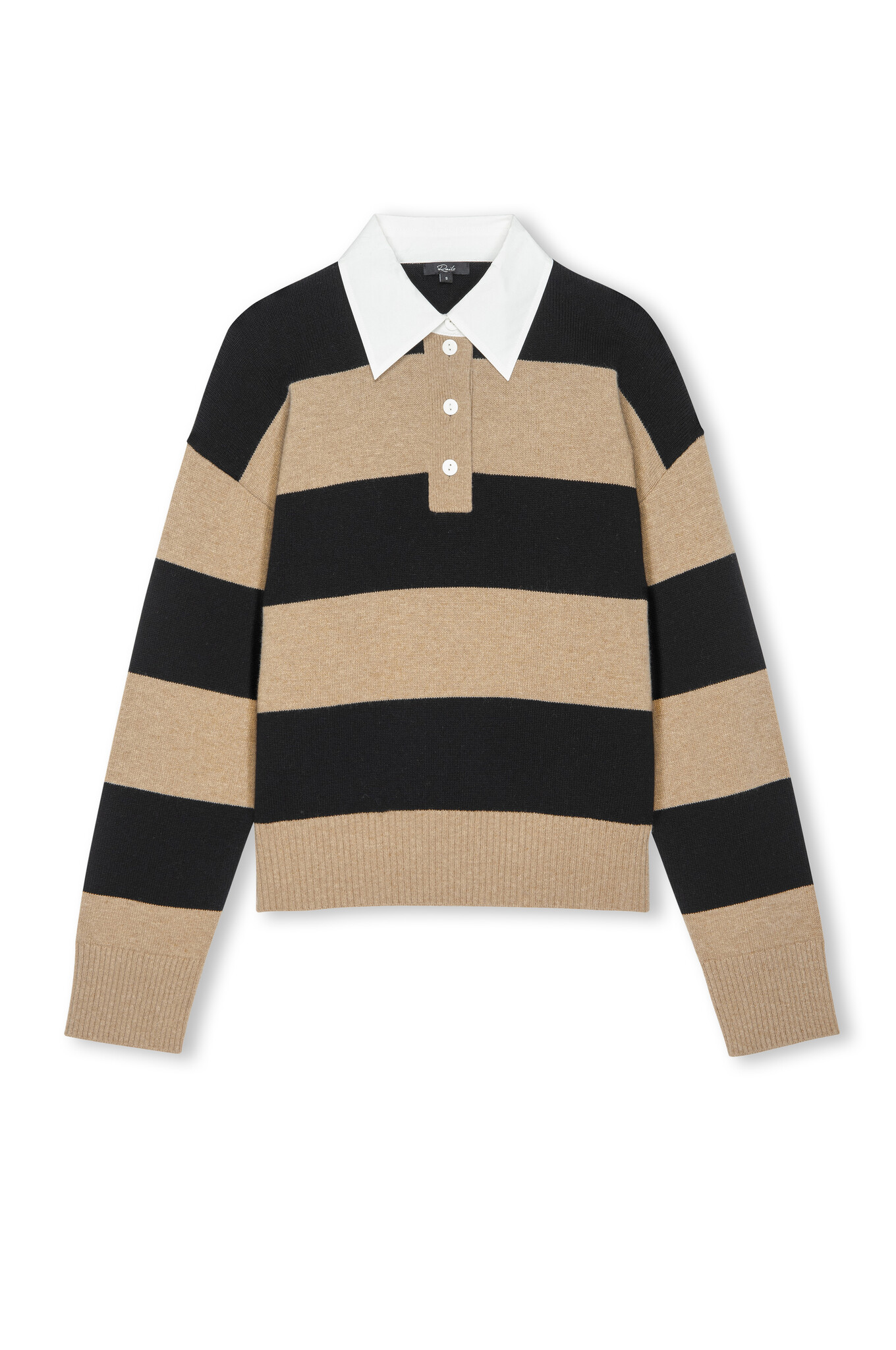 Rails Paxton sweater Oatmeal black