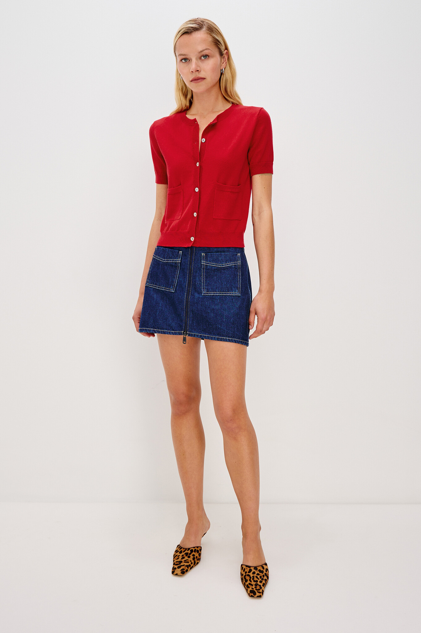 Rails Aisley cardigan Crimson