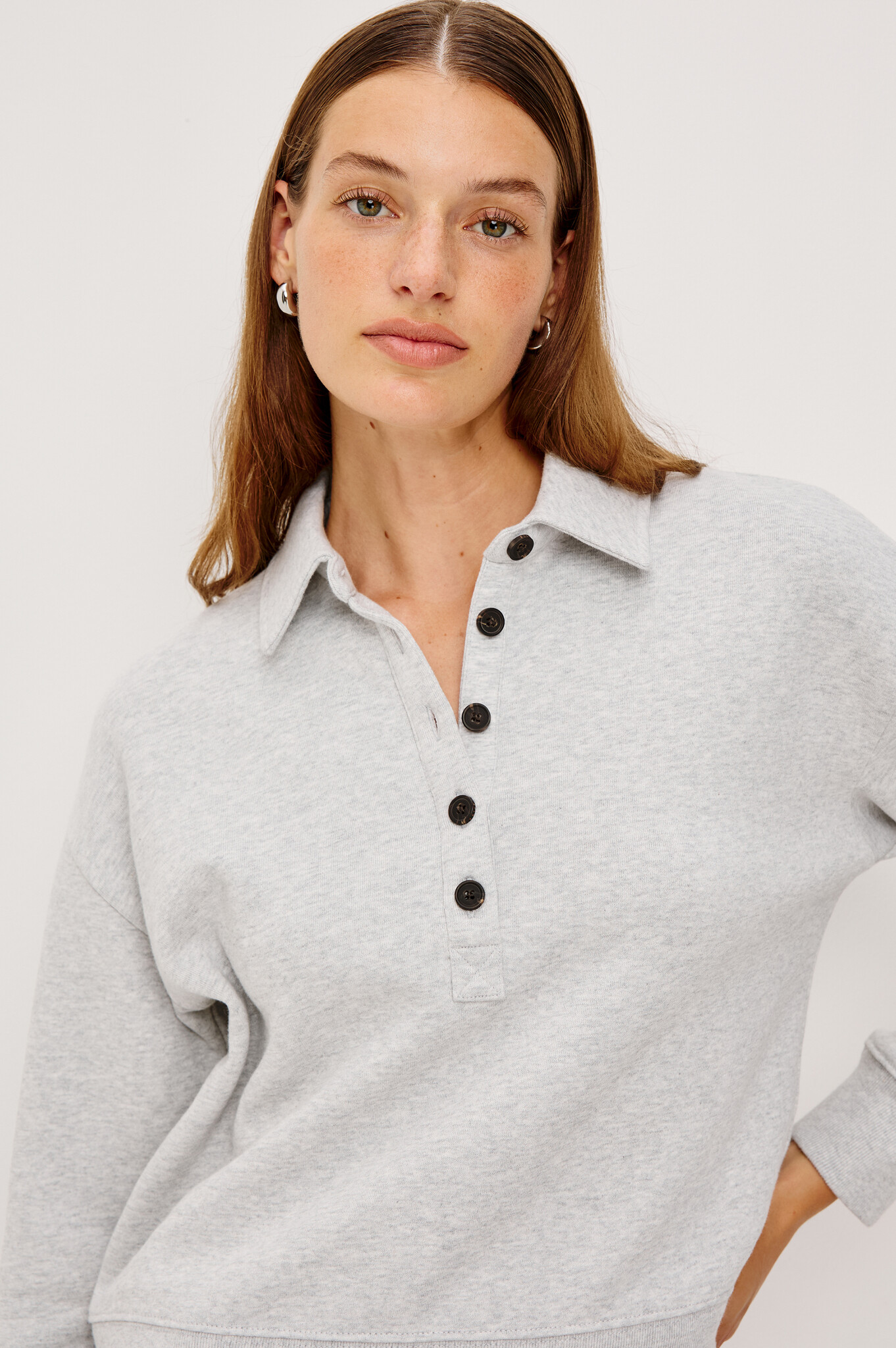 Rails Barlow Sweater Heather grey