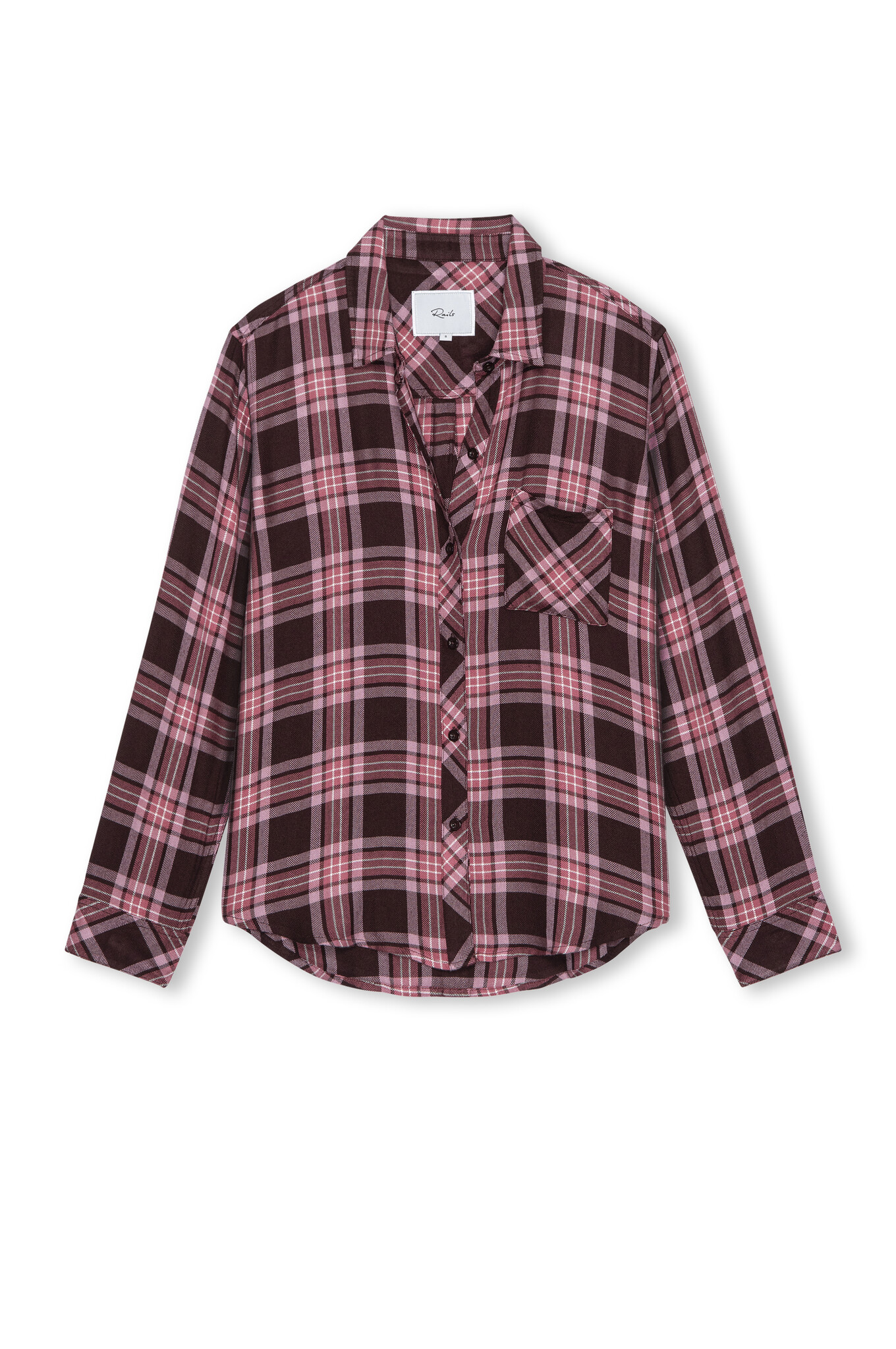 Rails Hunter shirt Mauve mulberry ivory