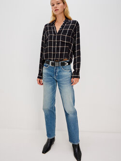 Rails Malin shirt Onyx sand brich