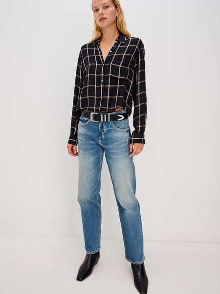 Rails Malin shirt Onyx sand brich