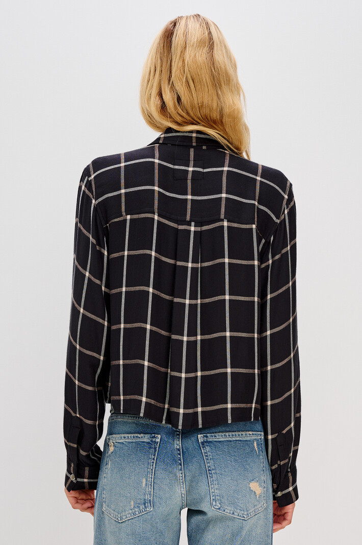 Rails Malin shirt Onyx sand brich