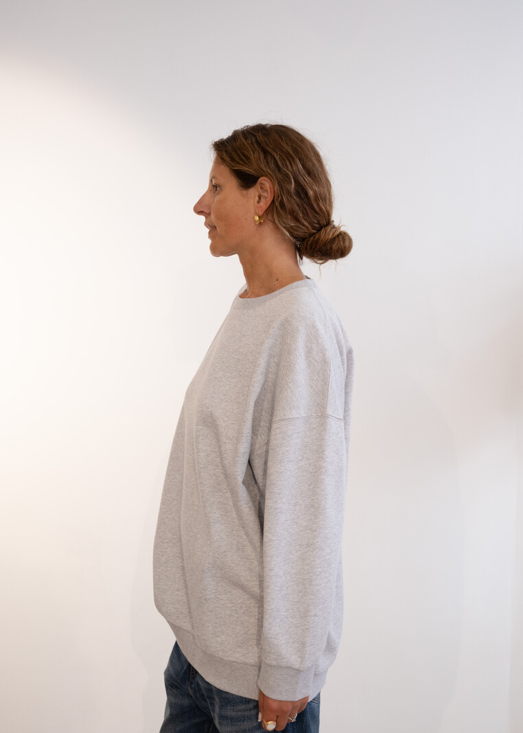 BLUE MORÉ Mar sweater Grey melange