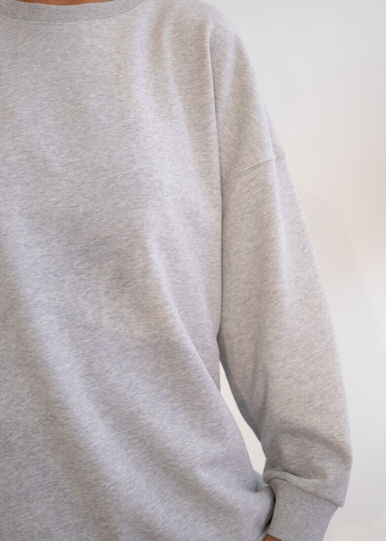 BLUE MORÉ Mar sweater Grey melange