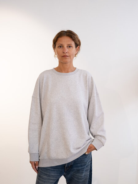 BLUE MORÉ Mar sweater Grey melange