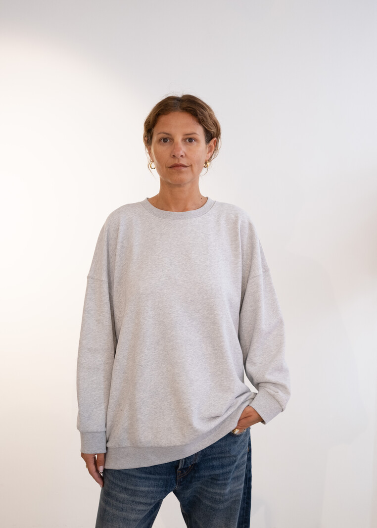BLUE MORÉ Mar sweater Grey melange