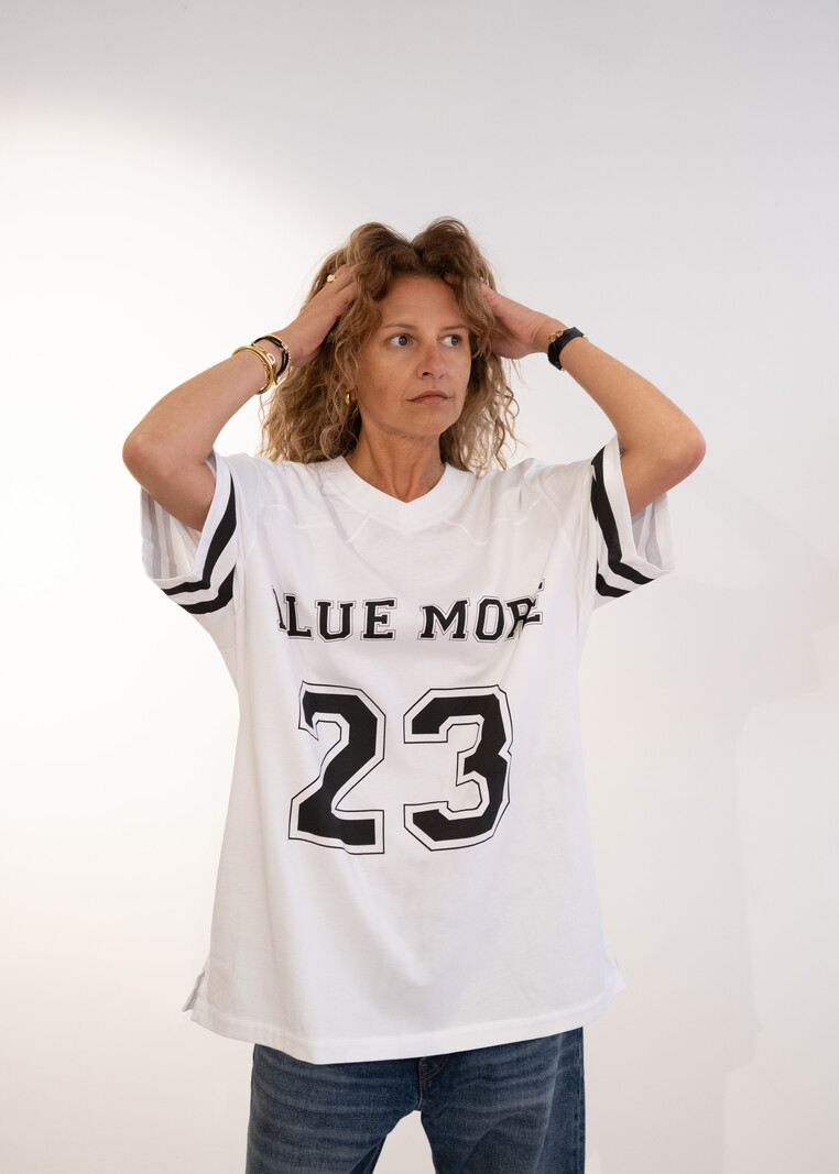 BLUE MORÉ The Brady Tee White
