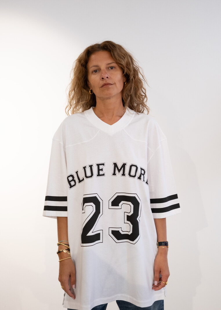 BLUE MORÉ The Brady Tee White