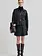 Second Female Siv knit short skirt Dark grey melange