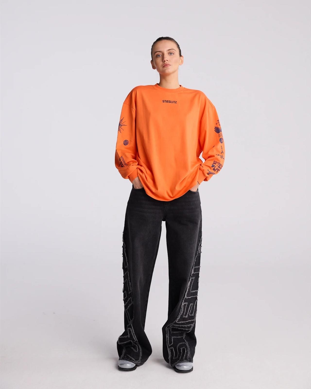 Stieglitz Xavi skate longsleeve Orange