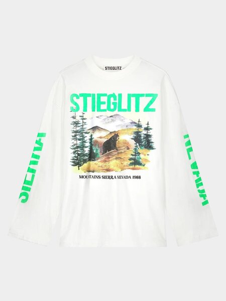 Stieglitz Pico wide skate longsleeve White